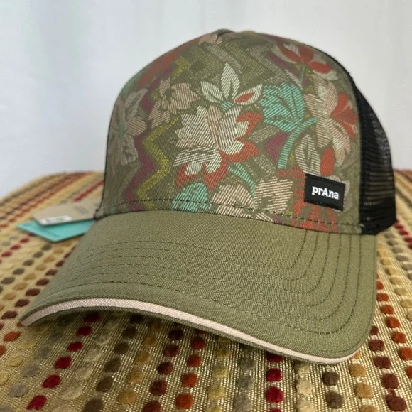 PrAna Lower Pines Trucker Cargo Green Horchata Unisex OS - Picture 5 of 9